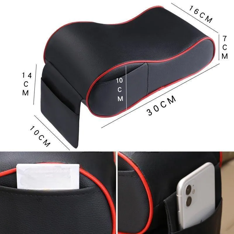 Car Center Console Cover Sophisticated Microfiber Leather Car Armrest Cover Cushion