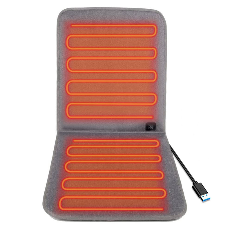Wholesale Super Large Heating Blanket USB Heated Seat Cushion for Office Chair Car and Stadium Heated Pad