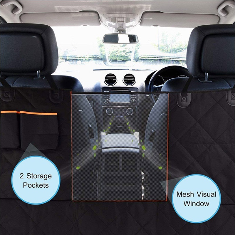 Luxurious Quilted Rear Double Seat Dog Mat