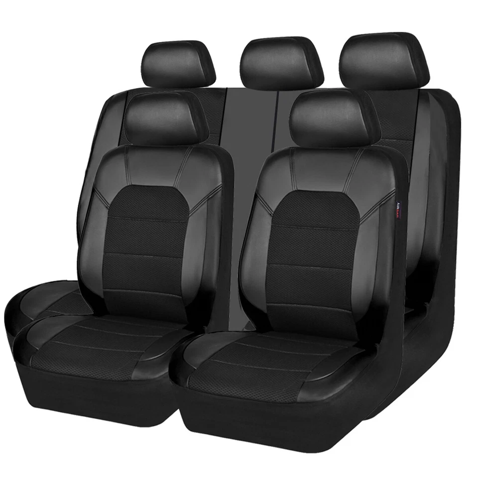 Full Genuine Leather Wear-Resistant Five-Seat All-Season Breathable Comfortable Five-Seat Full Coverage Car Seat Covers