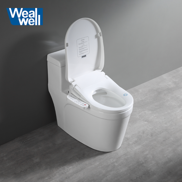 Side Panel Smart Toilet Seat Self Clean Intelligent Heating Bidet With Automatic Deodorization One Button Quick Install
