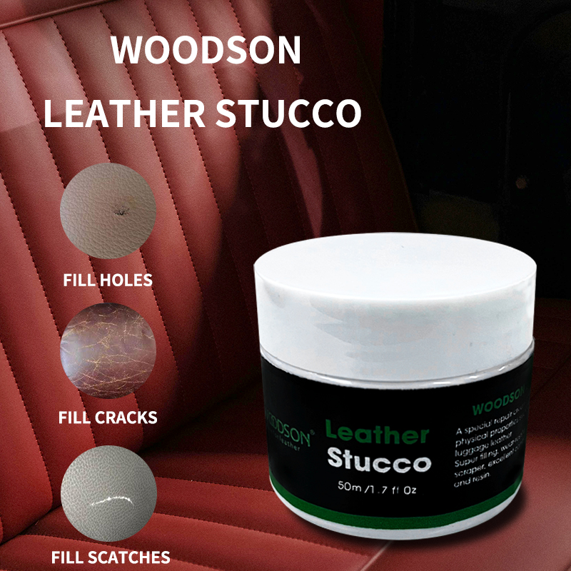 Genuine &amp; Vinyl Leather Repair Kit Filler Car Seat Gap Crack Leather Shoes Filler Leather Stucco