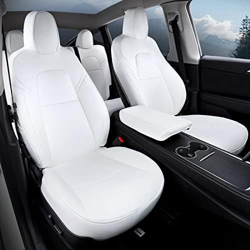 Model Y Nappa Leather All Weather Car Seat Protection Waterproof All Colors Car Seat Cover for Tesl Model Y