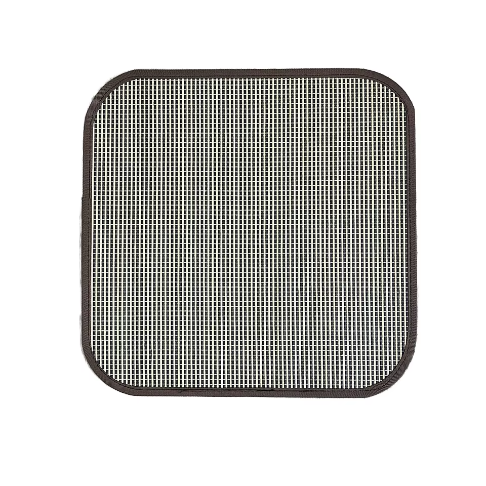 Modern Eco-friendly Bamboo Cushion Anti-Slip Waterproof Features for Summer Cooling Breathable Seat Home Outdoor Use Square