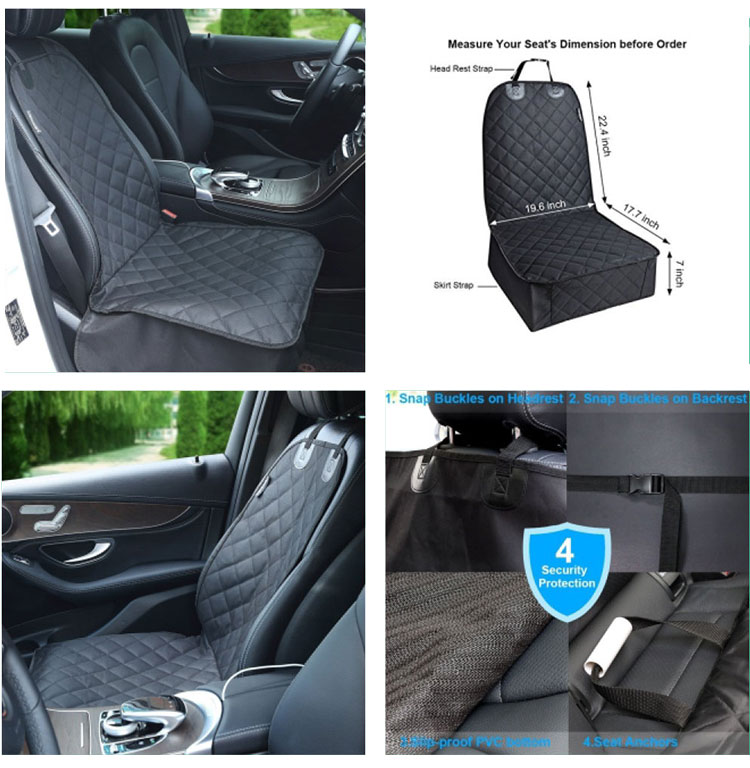 SUV PP Vehicles Mats Hammock Dog Car Seat Waterproof Pet Cushion Pet Car Seat Cover
