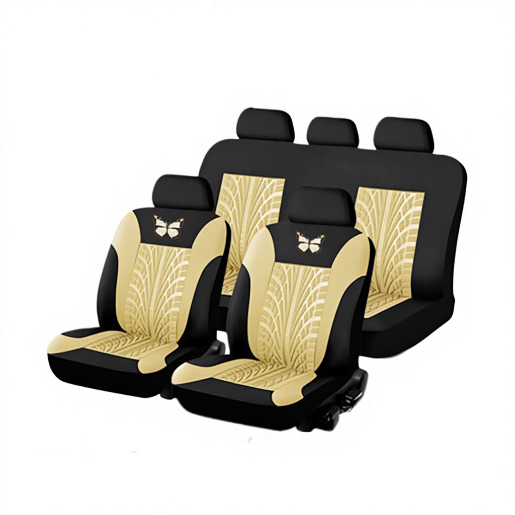 Custom Breathable Car Seat Covers Full Set Butterfly Seat Covers Universal Fit for Car