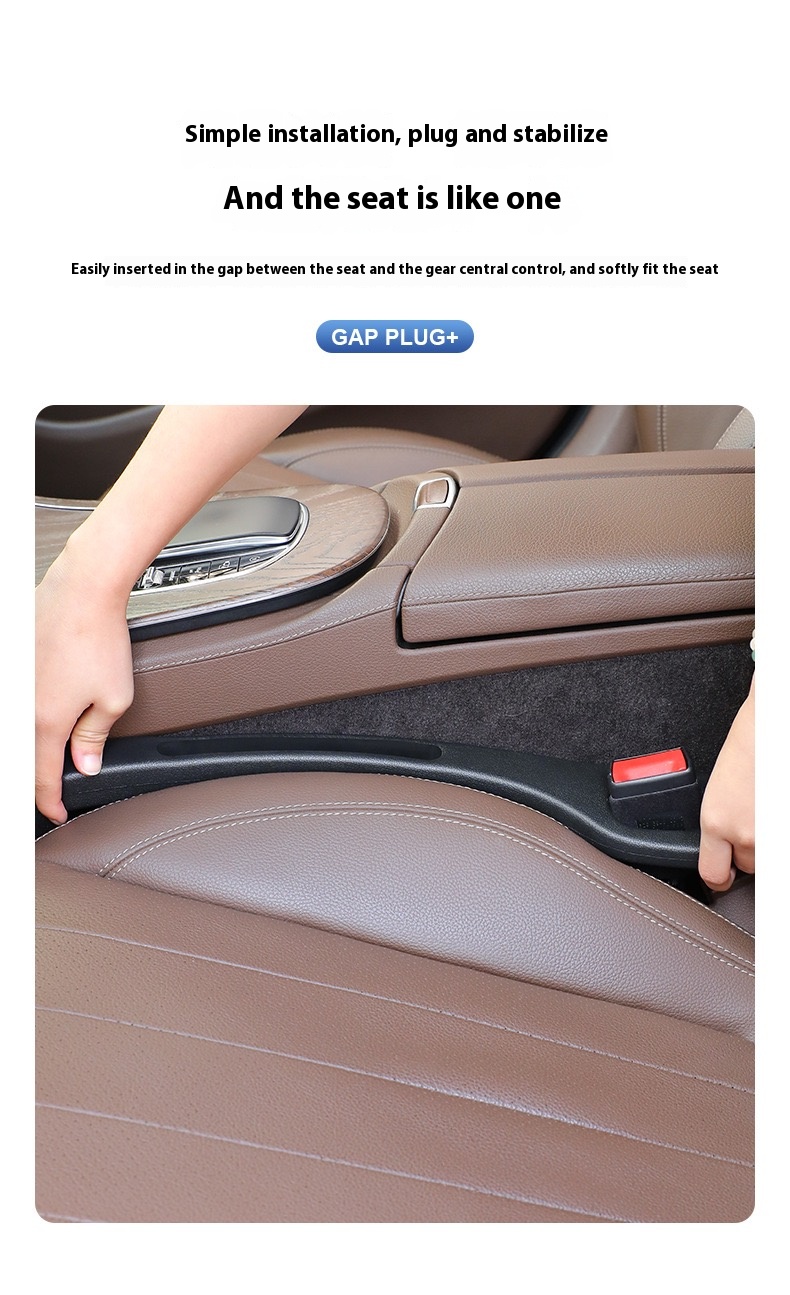 2025 Hot Sale Portable Car Seat Side Gap Filler Plug Multi-Functional Interior Accessory for Leak Prevention Interior Kits