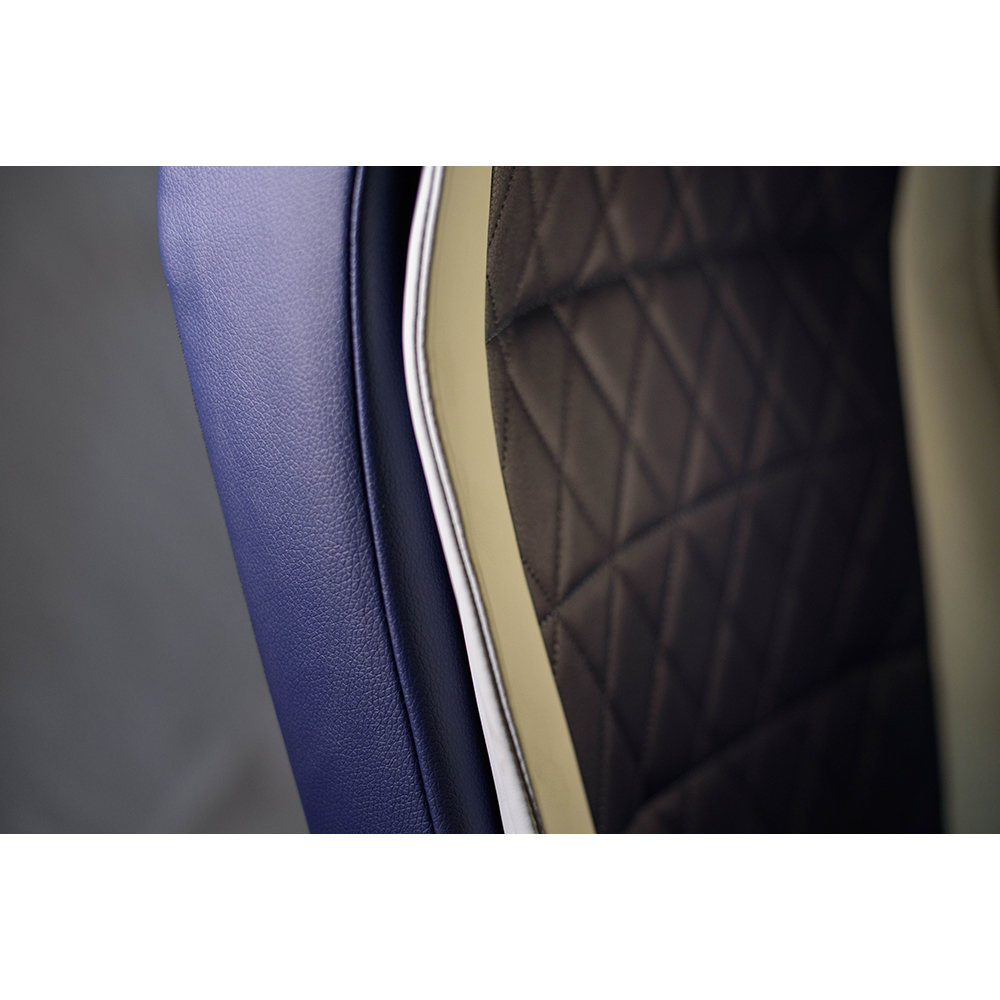Durable Comfortable Bus Seat Cushions with Integrated Seatbelt System for Passenger Safety Public Transport Seating