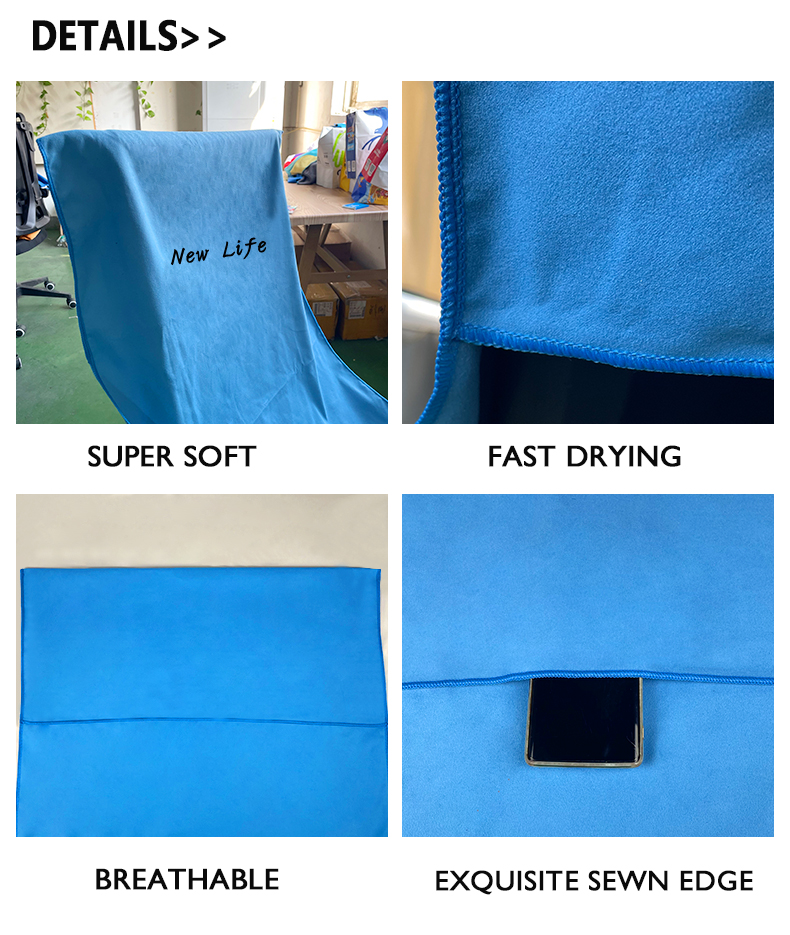 Custom Logo Performance Seat Cover Microfiber Hooded Towel Seat Protector Non-slip Sweat Gym Seat Hood