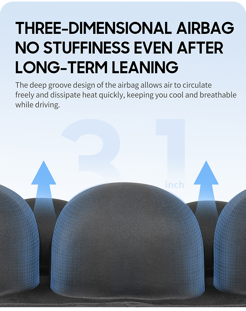 Inflatable Lumbar Support Pillow