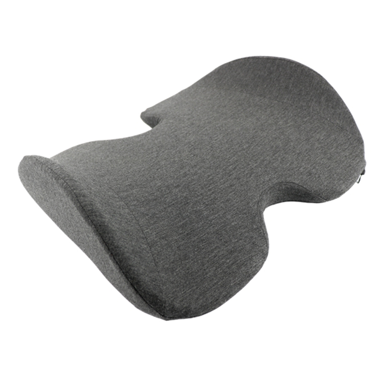 Memory Foam Lumbar Support Cushion Pregnancy Back Support Pillow Lumbar Cushion Lower Back Pillow for Bed