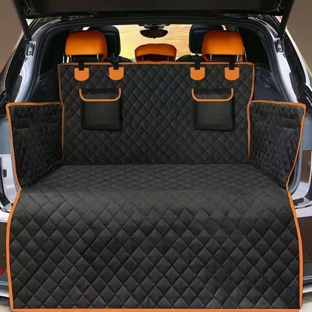 Heavy Duty Waterproof Pet Car Seat Cover with Non-Slip Backing for Large Dogs in SUVs