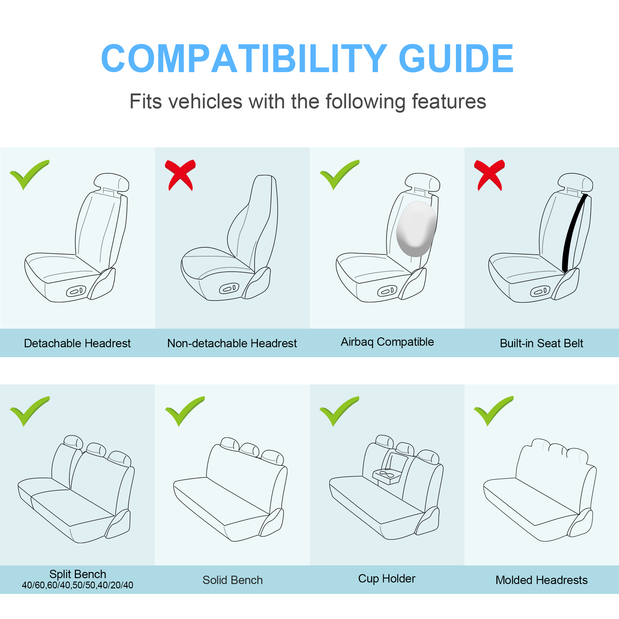 Car seat cover options