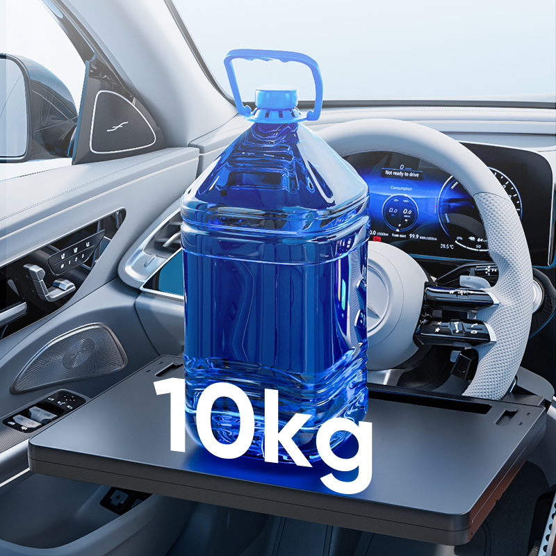Factory Custom Multi-Functional Portable Car Steering Wheel Desk Car Food Tray For Eating With Drinks Holder