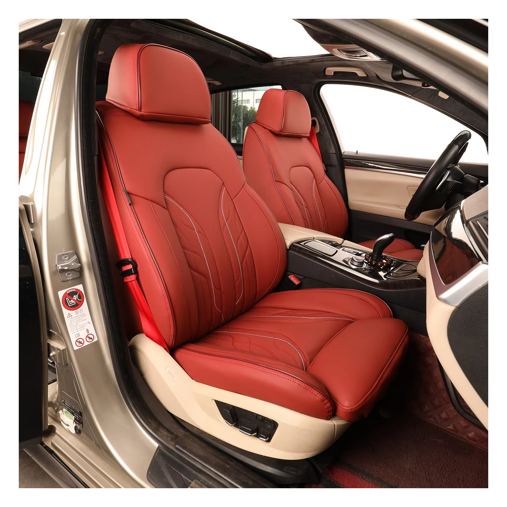 EKR Manufacture Wholesale Eco-friendly Custom Fit BMW Seat Covers for Select bmw 5 Series 2011-2017