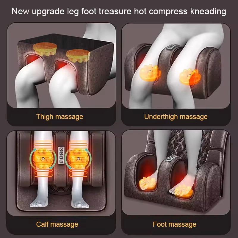 Full-Body Massage Cushion Chair Pad Deep Tissue Shiatsu Kneading Heating Fro Chair Bed Car Seat Massager Mat