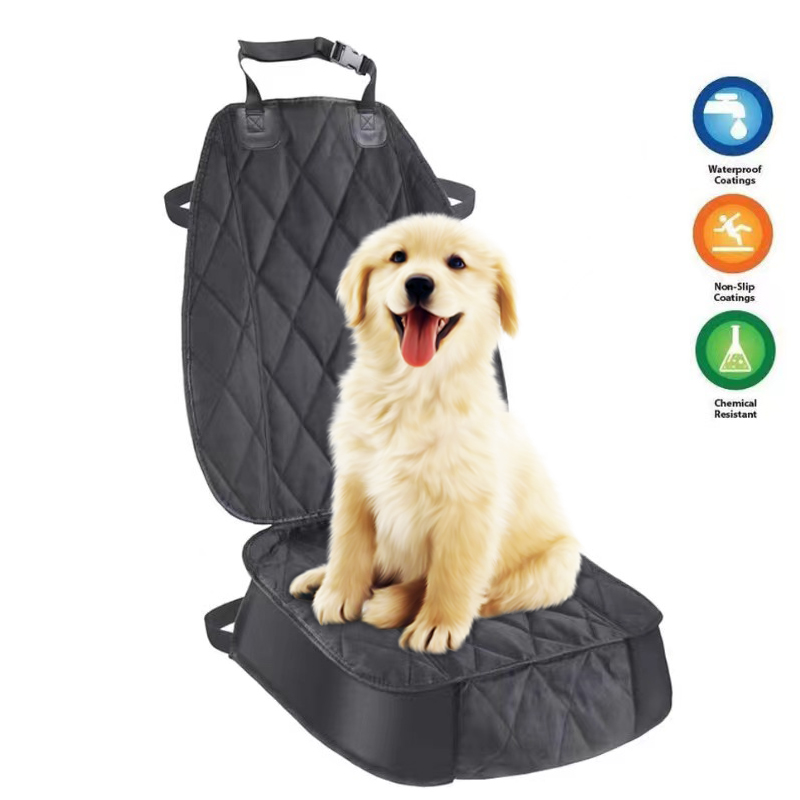 Dog Car Seat Heavy Duty Waterproof Polyester Car Pet Seat Protective Cover Portable Folding Car Pet Seat Cover