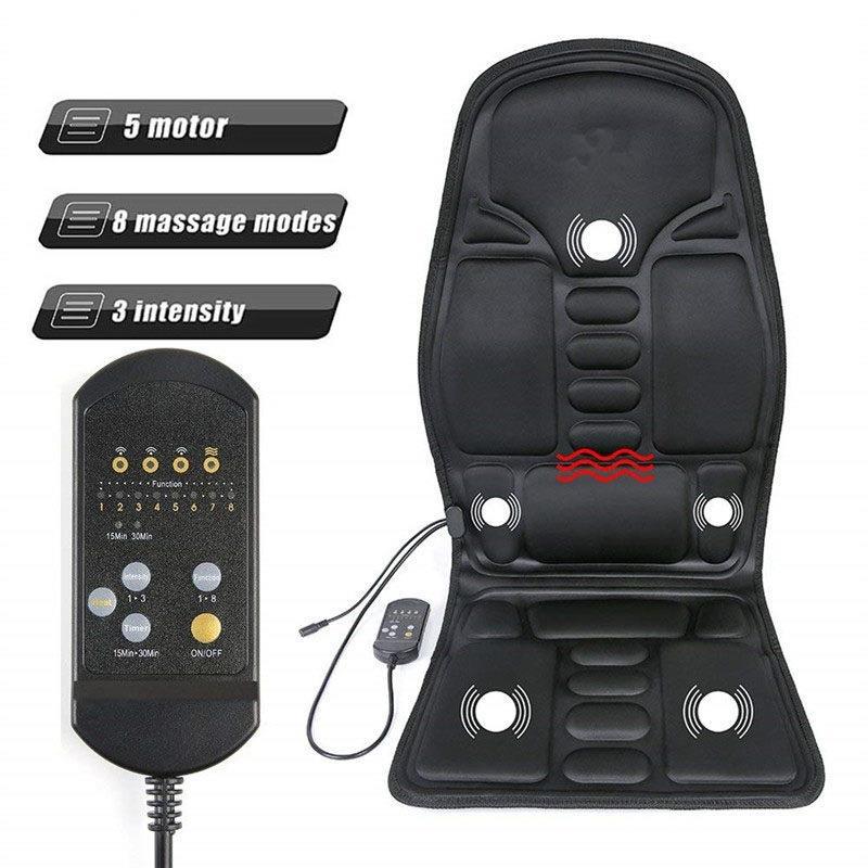 Portable Electric Foldable Heating Vibration Car Home Massage Seat Cover Cushion