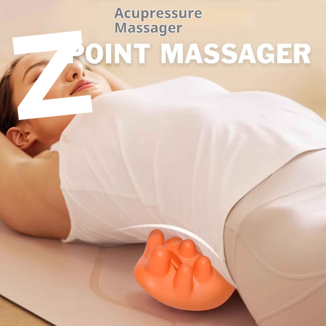 Lumbar Relief Lower Back Stretching Massage Device Yoga Back-Opening Support Cushion for Body Unisex