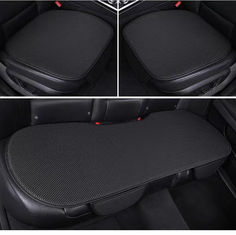 Factory-Generated Sports-Style Summer Car Seat Cover Free Cool Breathable Leather Polyester Fabric Auto Supplies