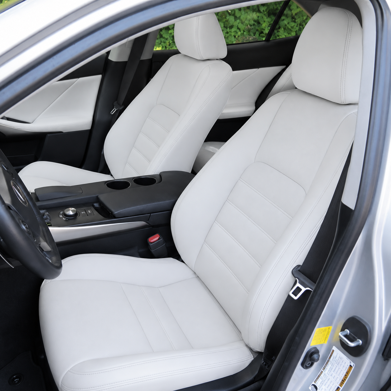 Luxury Nappa Leather Middle Part 5 Seaters Custom Fit for Lexus IS Series IS350 IS250 Car Seat Covers Front Rear Cushion