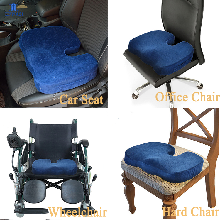 Manufacturer Wholesale Cooling Gel Seat Cushion Orthopedic Coccyx for Office Chair Car Relieves Lumbar Pillows Seat Cushions