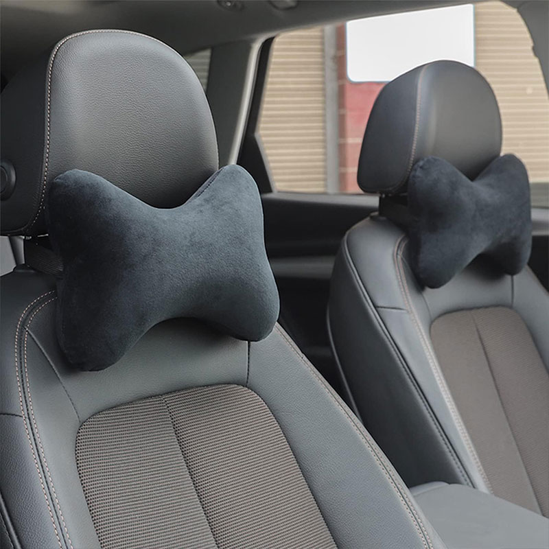 Car Supplies Memory Foam Head Pillow Neck Removable Cover Support Breathable Comfortable Ergonomic for Car Travel