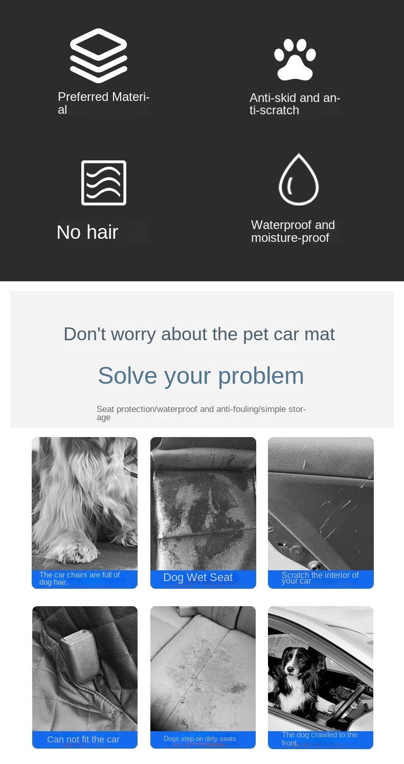 Car Seat Cover for Pets