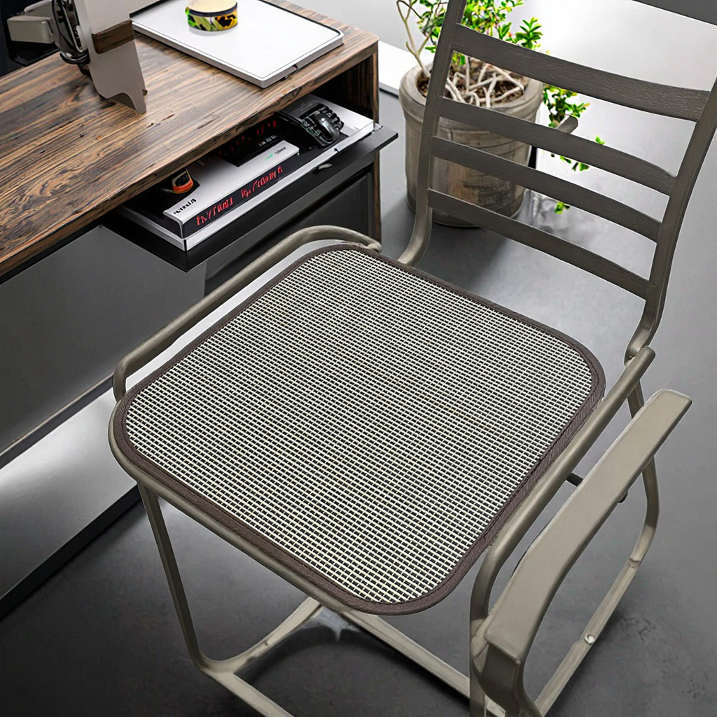 Modern Eco-friendly Bamboo Cushion Anti-Slip Waterproof Features for Summer Cooling Breathable Seat Home Outdoor Use Square