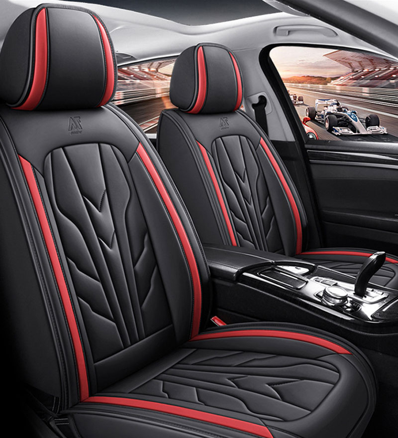 Luxury Leather Car Seat Cover Suitable for 5 Seats, Most Models Universal, All Inclusive, Durable Wear-resistant Customize