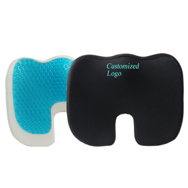 Manufacturer Wholesale Cooling Gel Seat Cushion Orthopedic Coccyx for Office Chair Car Relieves Lumbar Pillows Seat Cushions