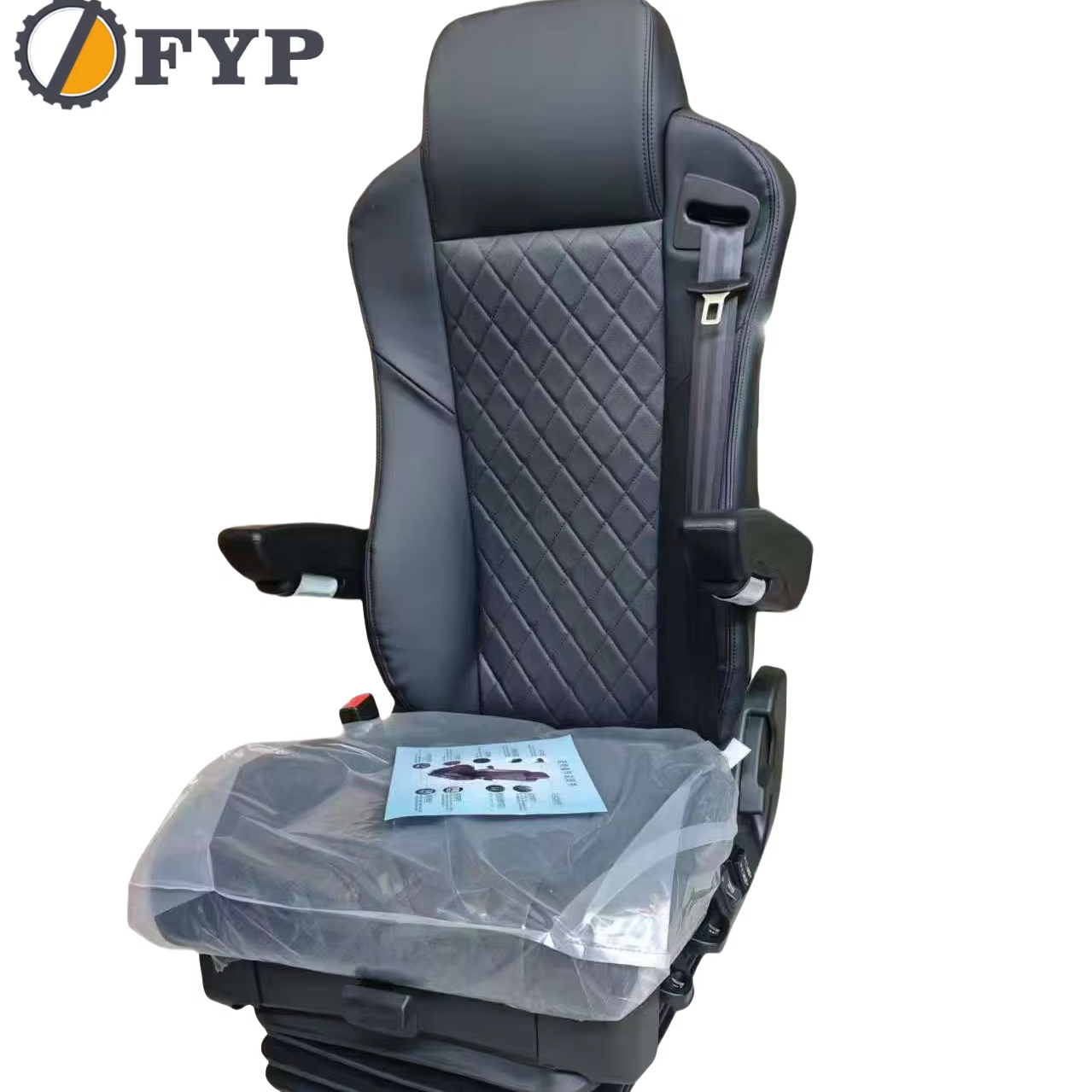 High Quality Leather Airbag Aero Truck China Factory Supplier Pneumatic Suspension Seat Truck Modified Driver Seat