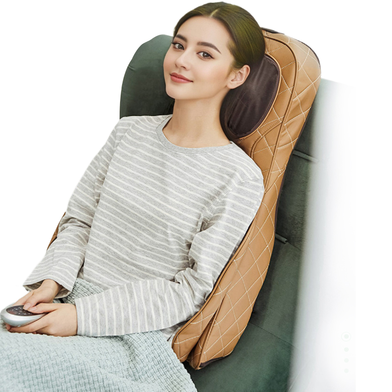 Electric Kneading Massage Seat Cushion Car Home Office Heating Chair Mat Massage Pad Airbag Press Waist Vibrate Full Body