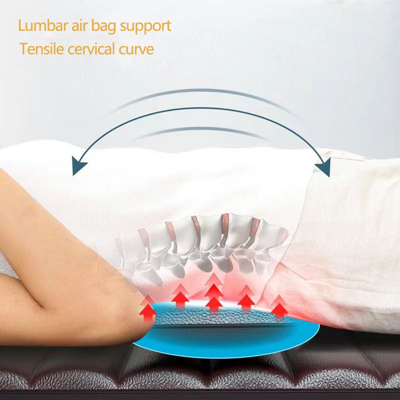 Electric Infrared Massage Mattress Air Pad Roller Electric Full Body Airbag Vibration Stretching Pressure Massage Mat