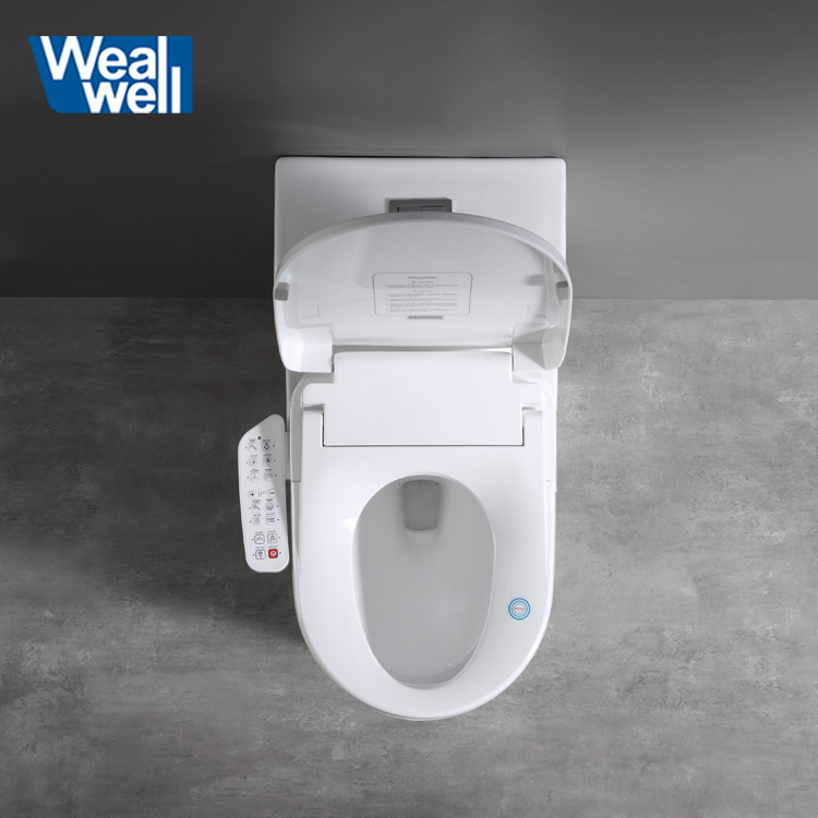 Side Panel Smart Toilet Seat Self Clean Intelligent Heating Bidet With Automatic Deodorization One Button Quick Install