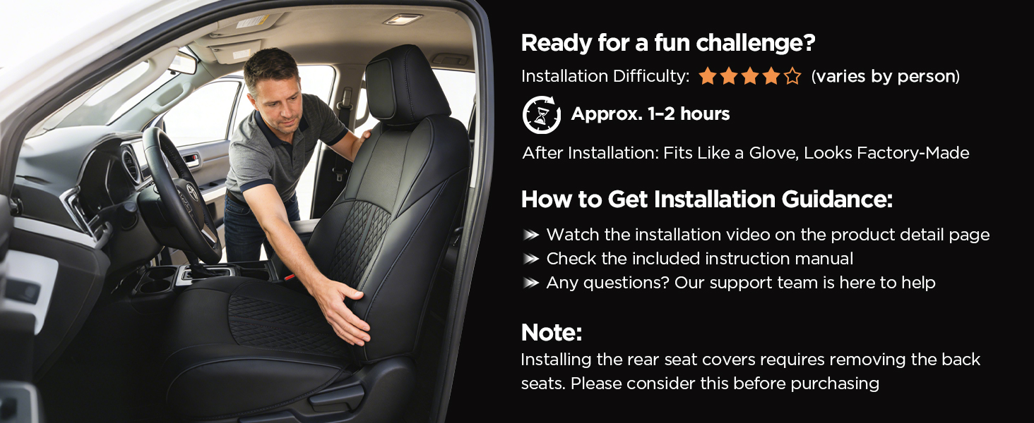 Toyota Tacoma Custom Fit Leather Seat Covers