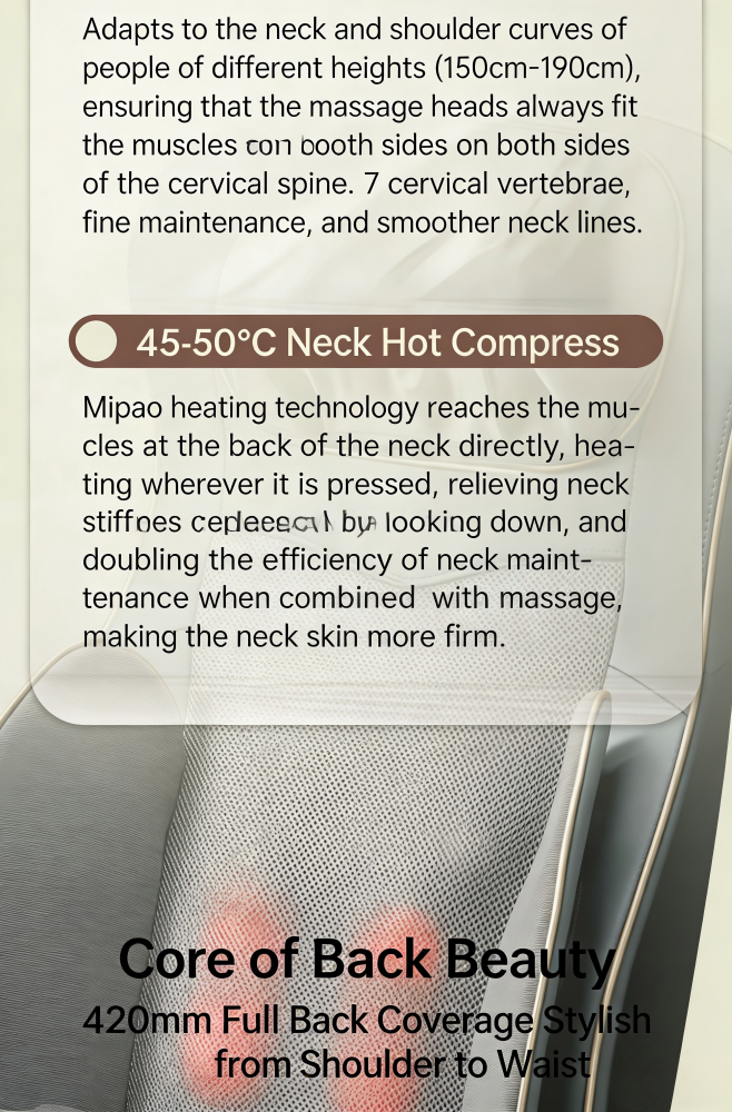 Ergonomic 3-in-1 Massage Seat Cushion, Heat Therapy &amp; Vibration Massage Mat for Car Travel Home Use
