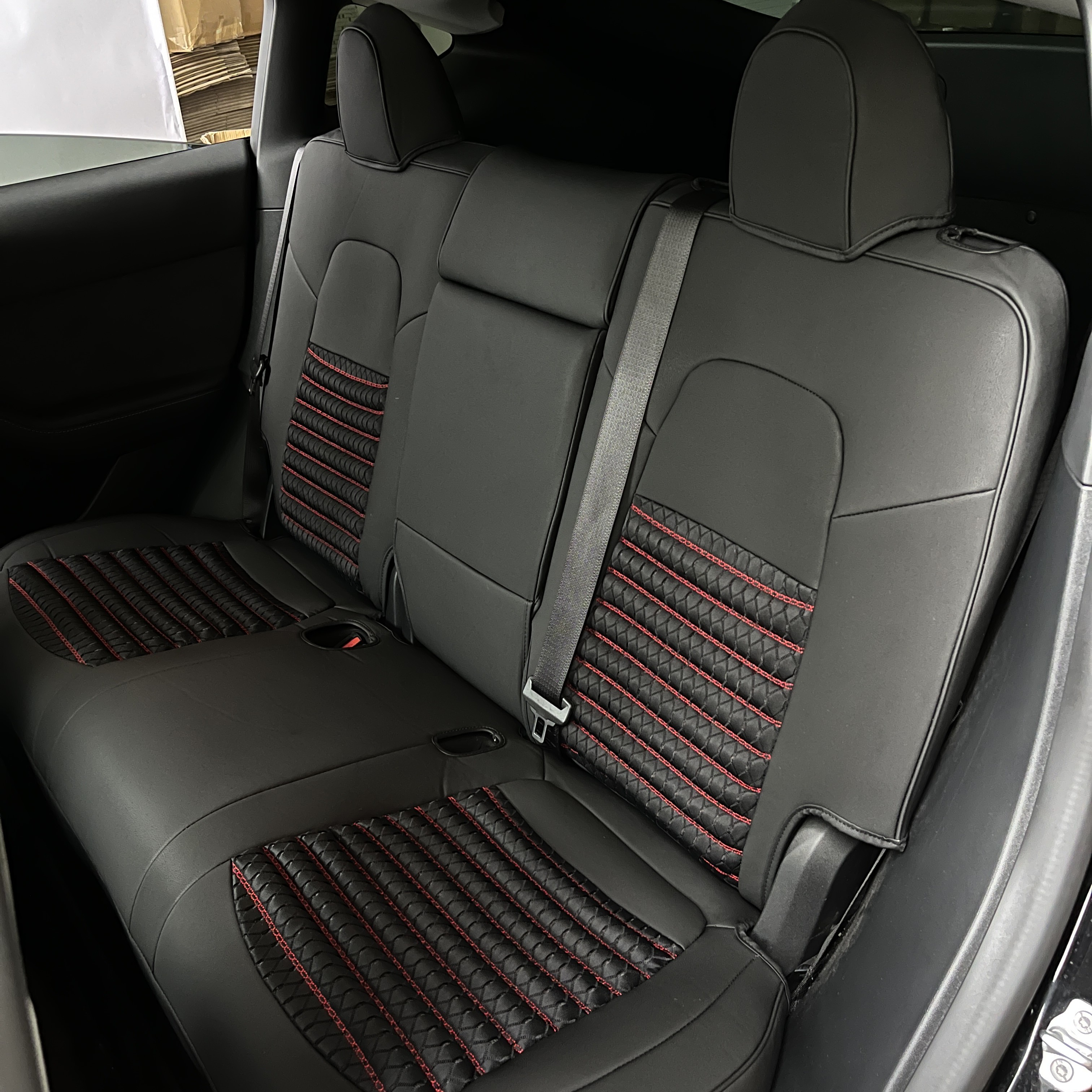 Factory Custom Leather Full Set Car Seat Covers Waterproof Cover Protector for Tesla Model 3 for Tesla Model Y