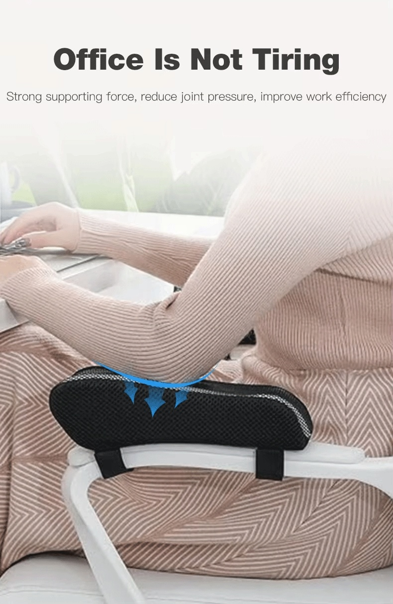 Cushions Elbow Pillow Pressure Relief Office Chair Armrest with Memory Foam Armrest Pads