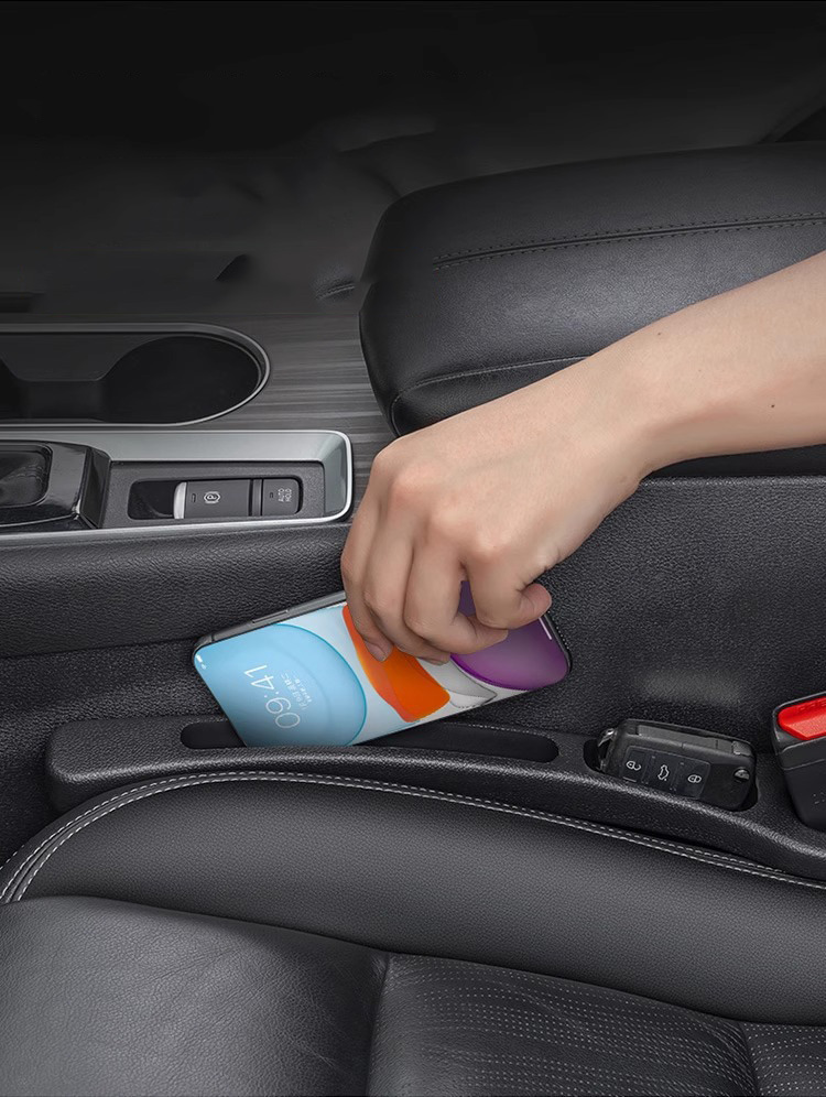 Universal Portable Drop Stop Car Console Seat Side Gap Filler Plug Organizer Strip
