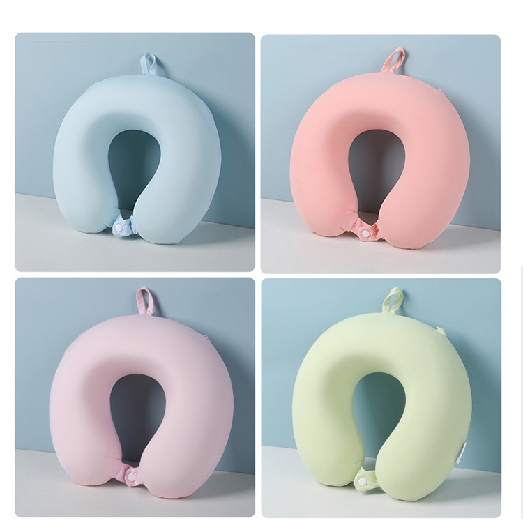 Wholesale Cheap Spot Goods Soft Plush Memory Foam Car Travel Neck Pillow