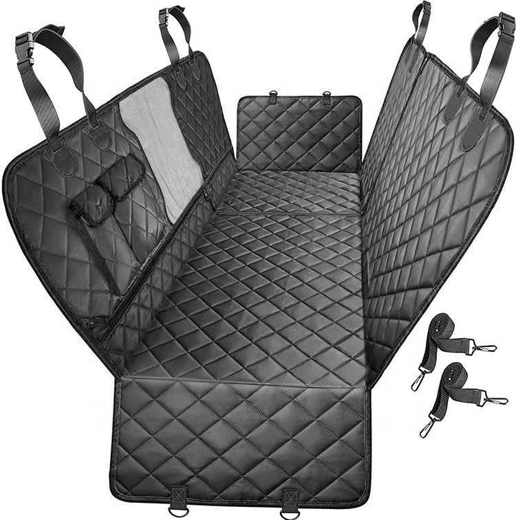 Waterproof Dog Car Seat Cover Soft and Solid Oxford Material With Printed Pattern Perfect Fit for Cars
