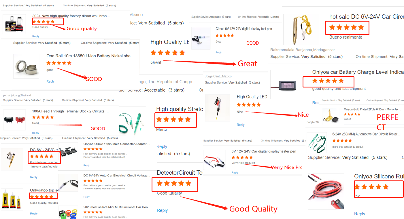 Customer Star Reviews