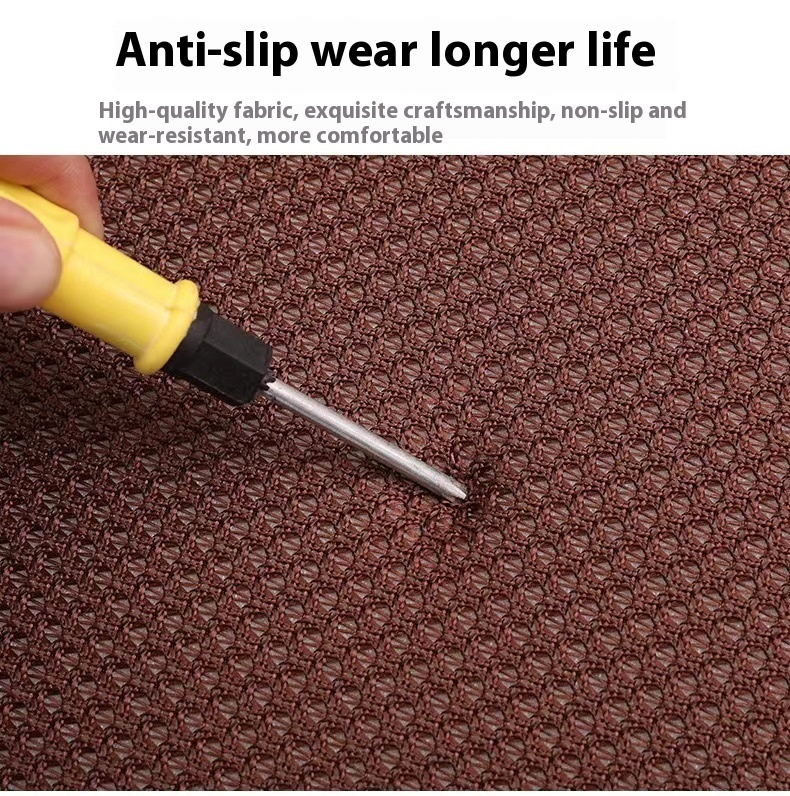 Factory-Generated Sports-Style Summer Car Seat Cover Free Cool Breathable Leather Polyester Fabric Auto Supplies