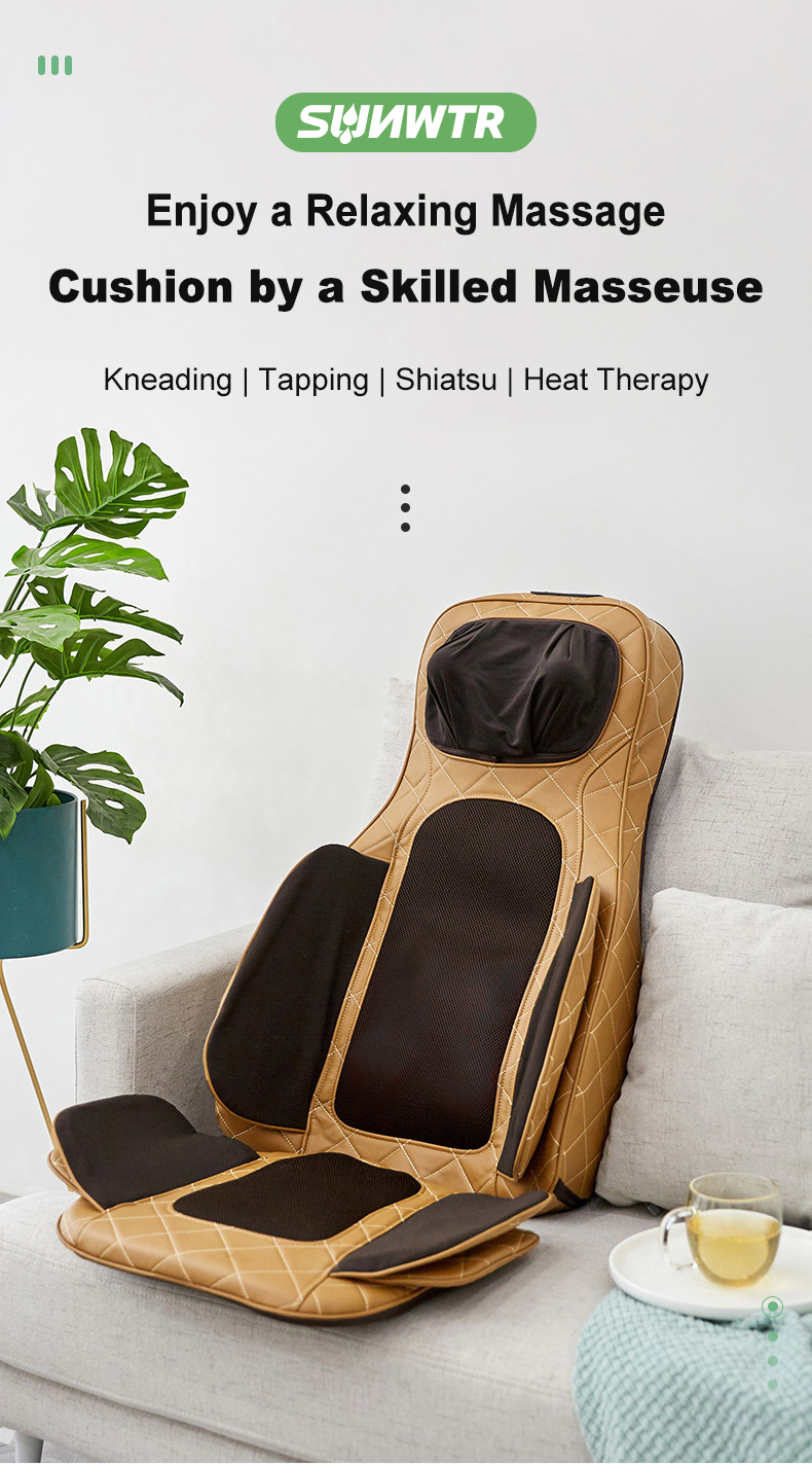 Electric Kneading Massage Seat Cushion Airbag Press Waist