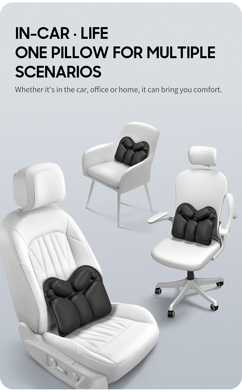Inflatable Lumbar Support Pillow
