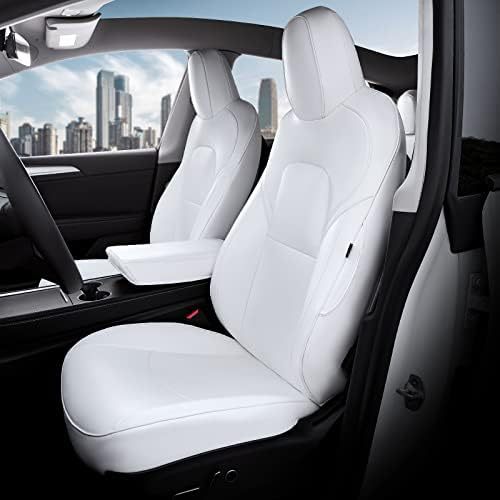 Model Y Nappa Leather All Weather Car Seat Protection Waterproof All Colors Car Seat Cover for Tesl Model Y