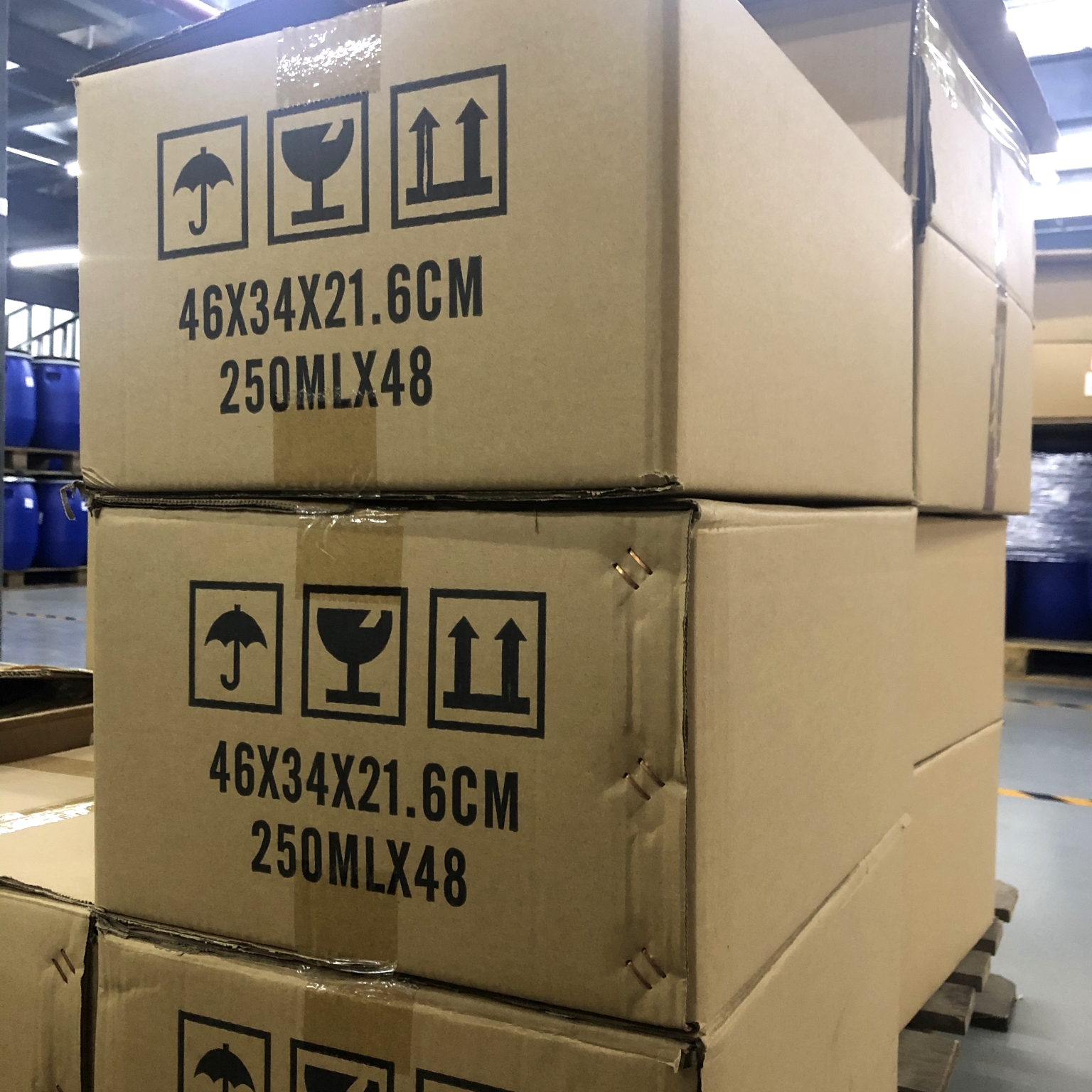 Pallet packing structure