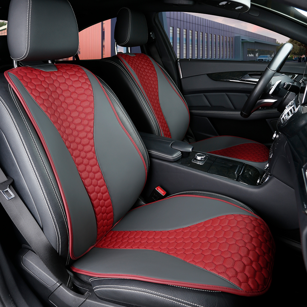 Factory Custom Universal PU Leather Car Seat Covers Suitable Full Cover Fit Five Seats Cars