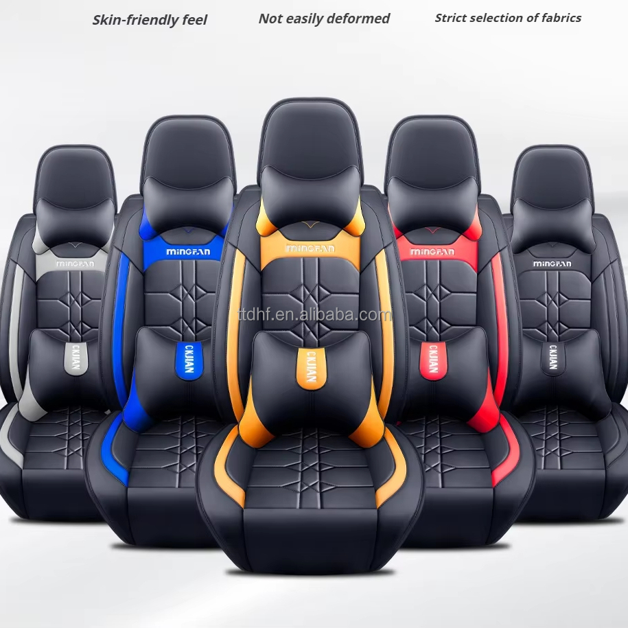 Wholesale Luxury Leather Car Seat Cover Funny Designer Universal Breathable Cushion Luxury for Your Car